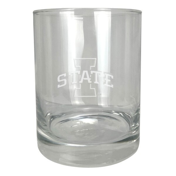 I-State Cyclones Clear 13.5oz. Rocks Glass
